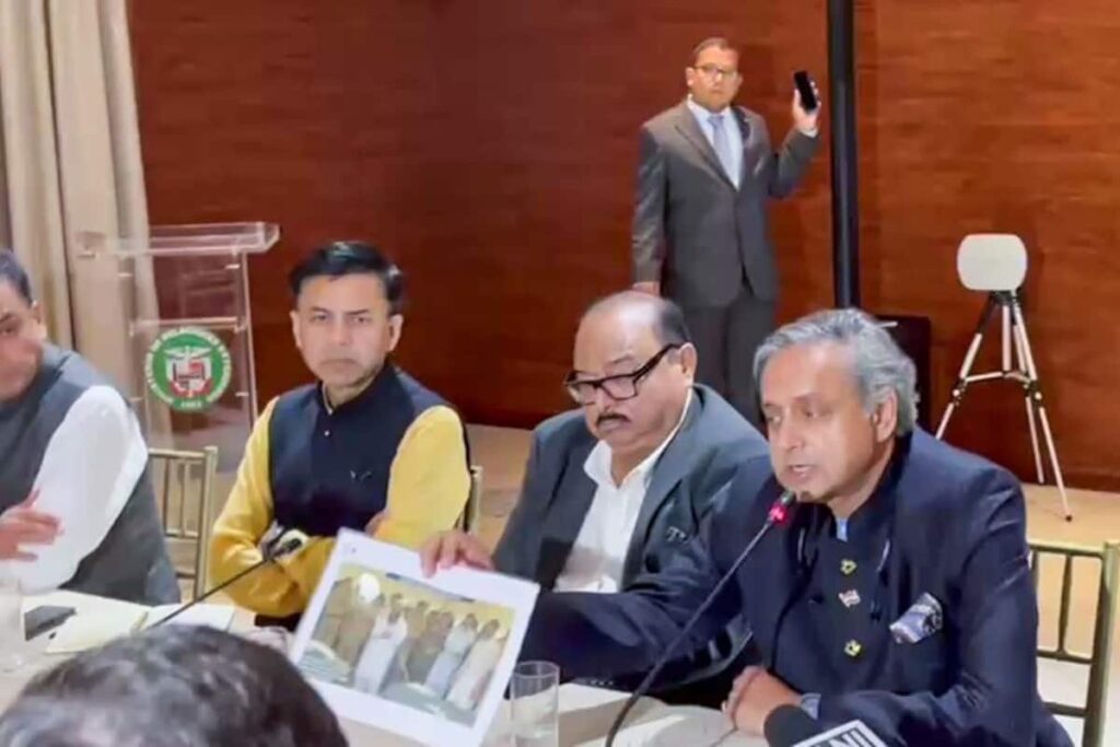 India perceived as Colombia gone against to india and supported Pakistan. But Shashi tharoor dimplotic effort Colombia withdraws pro-Pakistan statement.