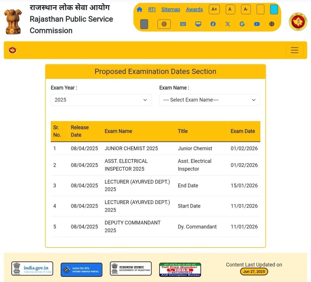 RPSC 2nd Grade Teacher Exam Date 2025 out for 2129 posts! Know exam schedule (Sept 7–12), syllabus, pattern, admit card, tips & latest updates to boost your chances.