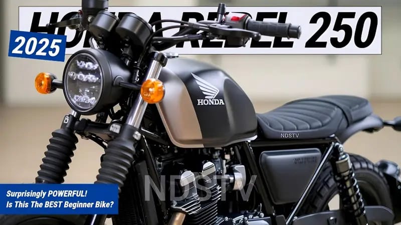 Honda Rebel 250 is all set to launch in India with a retro look, strong engine, and smooth ride. A Mix Of Bullet and Jawa Look With High Specifications.