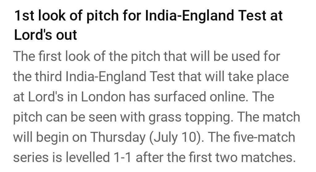 IND vs ENG 3rd Test: By Inshots News Handle