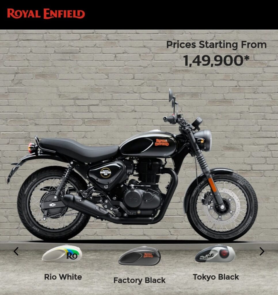 2025 Royal Enfield Hunter 350: Rider-Friendly Updates, Features & Price in India