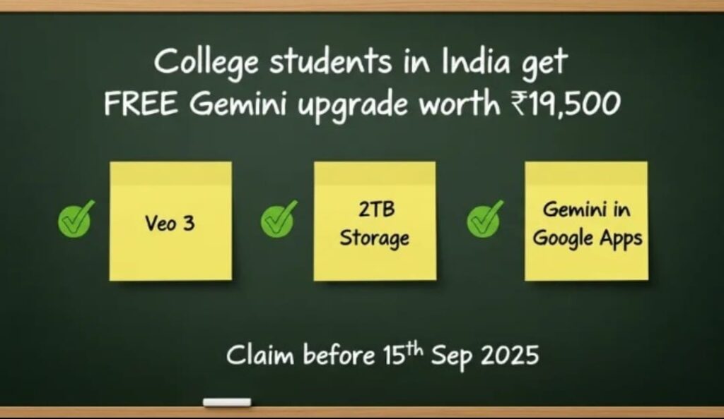 Google AI Pro Plan Free for Indian Students: How to Claim ₹19,500 Offer