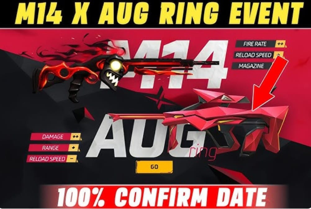 Free Fire MAX M14 x AUG Ring Event