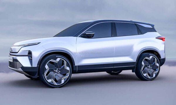 Tata Harrier EV: Electric Beast side view