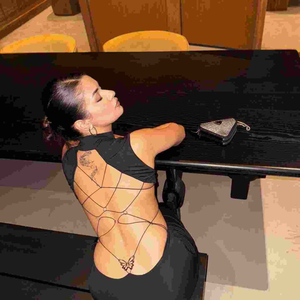 Avneet Kaur turns heads with her daring black backless look